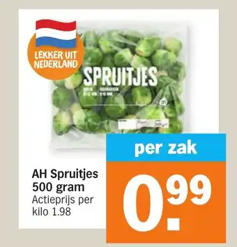 Albert Heijn Spruitjes 500g aanbieding