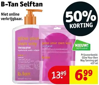 Kruidvat B-Tan Selftan aanbieding