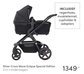 Baby & Tiener Silver Cross Wave Eclipse Special Edition 2-in-1 kinderwagen aanbieding