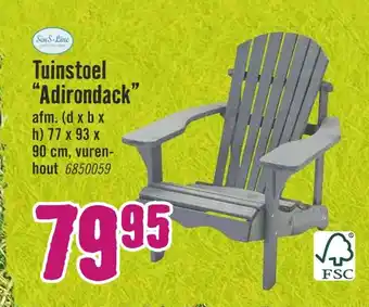 Hornbach Tuinstoel "Adirondack" 17 aanbieding