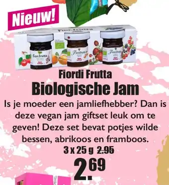 Gezond & Wel Fiordi Frutta Biologische Jam aanbieding