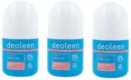 De Online Drogist Deoleen Anti-transpirant Deodorant Roller Regular Multiverpakking aanbieding