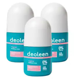 De Online Drogist Deoleen Anti-transpirant Deodorant Roller Regular Multiverpakking aanbieding