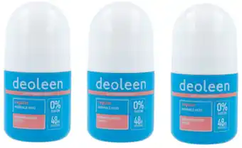 De Online Drogist Deoleen Anti-transpirant Deodorant Roller Regular Multiverpakking aanbieding