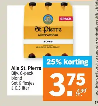 Albert Heijn Alle St. Pierre 0.3 liter aanbieding