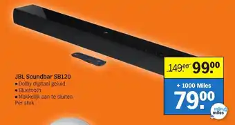 Albert Heijn JBL Soundbar SB120 aanbieding