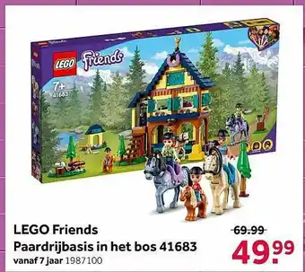 Intertoys Lego Friends Paardrijbasis In Het Bot 41683 aanbieding