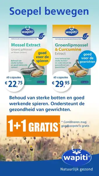 Gezond & Wel Wapiti aanbieding