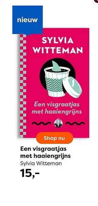 The Read Shop Een Visgraatjas Met Haaiengrijns - Slyvia Witteman aanbieding