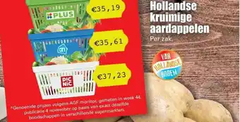 Dirk Hollandse Kruimige Aardappelen aanbieding