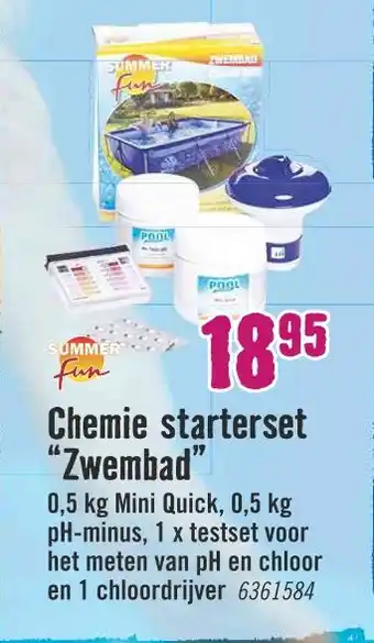 Hornbach Summer Fun Chemie starterset "Zwembad" aanbieding