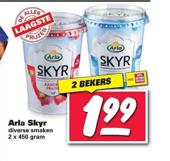 Nettorama Arla Skyr 2x450 gram aanbieding