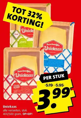 Boni Uniekaas aanbieding