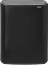 Bol.com Brabantia Bo Touch Bin Prullenbak - 2 x 30 liter - Afvalscheiding - Matt Black aanbieding