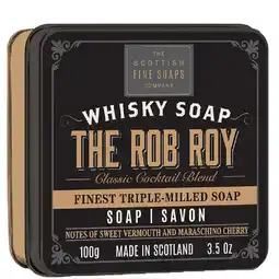 Douglas Scottish Fine Soaps Soap In A Tin Whiskey Soap The Rob Roy aanbieding