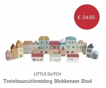 Baby Plus Treinbaanuitbreiding Blokkenset Stad aanbieding