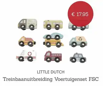 Baby Plus Treinbaanuitbreiding Voertuigenset FSC aanbieding