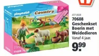 Marskramer 70608 Geschenkset Boerin met Weidedieren aanbieding