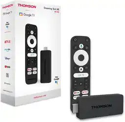 Amazon Thomson Streaming Stick 140, 4K UHD, Google TV, Google Voice Control, WiFi, Googlecast ingebouwd aanbieding
