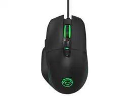 MediaMarkt Qware Chicago Gamingmuis Zwart aanbieding