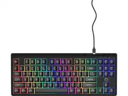 MediaMarkt Qware Philadelphia Bedraad Gamingtoetsenbord Zwart aanbieding