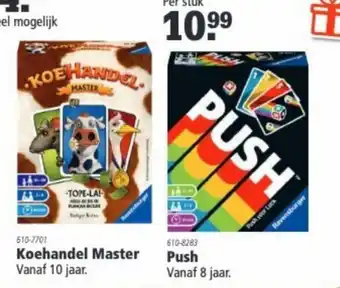 Marskramer Koehandel Master, Push aanbieding