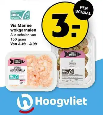 Hoogvliet Vis Marine wokgarnalen aanbieding