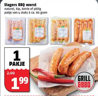 Poiesz Slagers BBQ worst aanbieding