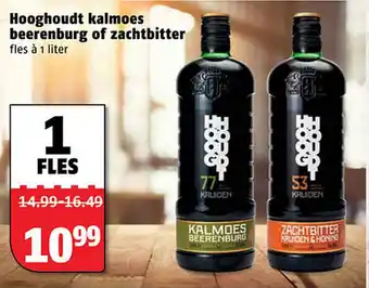 Poiesz Hooghoudt kalmoes beerenburg of zachtbitter aanbieding