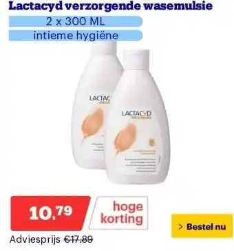 Bol.com Lactacyd verzorgende wasemulsie aanbieding