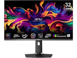 MediaMarkt MSI Mpg 321urx Qd-oled - 31.5 Inch 3840 X 2160 (ultra Hd 4k) 0.03 Ms 240 Hz aanbieding