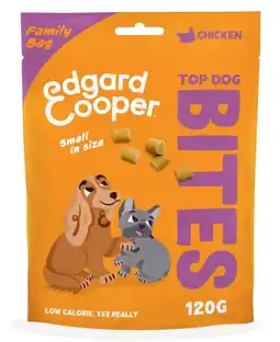 Welkoop Edgard en Cooper Bites Adult Small - Hondensnack - Kip - 120 gram aanbieding