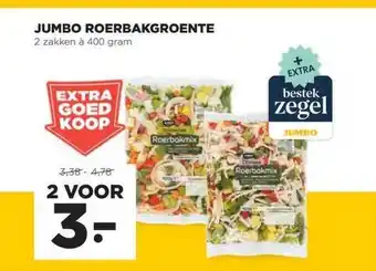 Jumbo Jumbo roerbakgroente 400 gram aanbieding