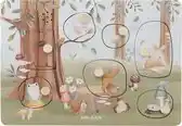 Bol.com Little Dutch Geluidenpuzzel hout - Forest Friends FSC aanbieding