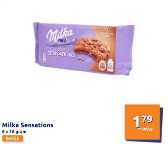 Action Milka Sensations aanbieding