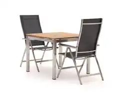 Kees Smit Bernstein Koblenz/Freiburg 90cm dining tuinset 3-delig aanbieding