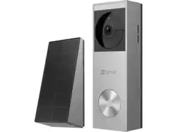 MediaMarkt Ezviz HP3 Pro - Slimme Deurbel Met Zonnepaneel Zilver aanbieding