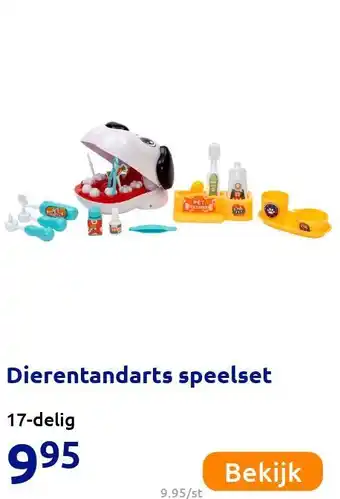 Action Dierentandarts speelset aanbieding