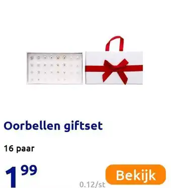 Action Oorbellen giftset aanbieding