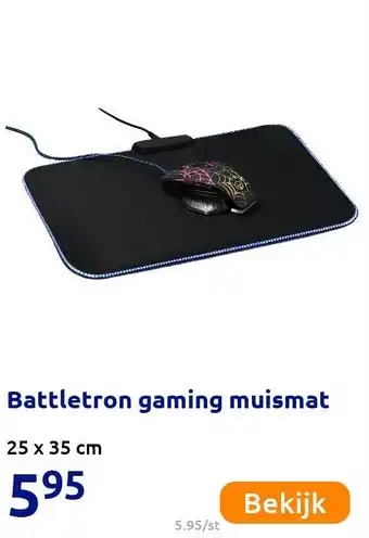 Action Battletron gaming muismat aanbieding