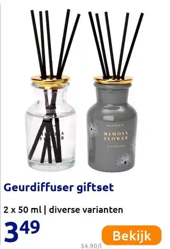 Action Geurdiffuser giftset aanbieding