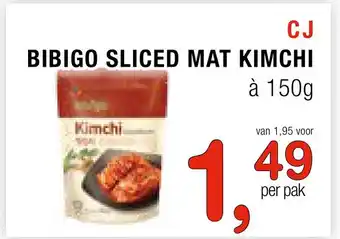 Amazing Oriëntal BIbigo sliced mat kimchi aanbieding