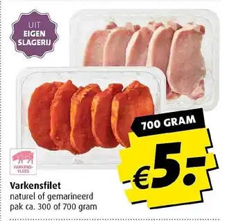 Boni Varkensfilet aanbieding