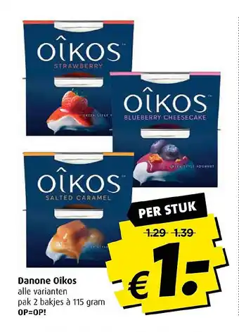 Boni Danone Oîkos aanbieding