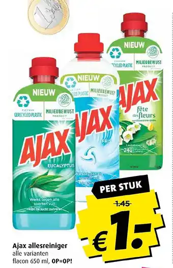 Boni Ajax allesreiniger aanbieding