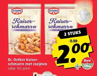 Boni Dr. Oetker Kaiser- schmarrn met rozijnen aanbieding