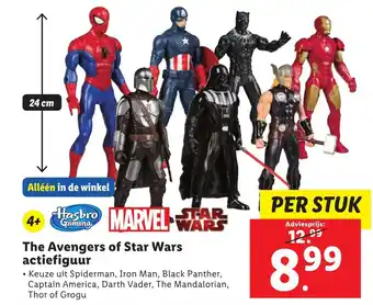 Lidl The avengers of star wars actiefiguur aanbieding