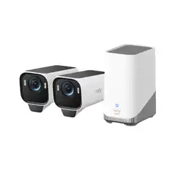 MediaMarkt Eufy Eufycam S3 Pro 2+1 Slimme Binnen- / Buitencamera Wit aanbieding