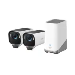 MediaMarkt Eufy Eufycam S3 Pro 2+1 Slimme Binnen- / Buitencamera Wit aanbieding