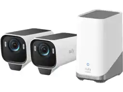 MediaMarkt Eufy Eufycam S3 Pro 2+1 Slimme Binnen- / Buitencamera Wit aanbieding